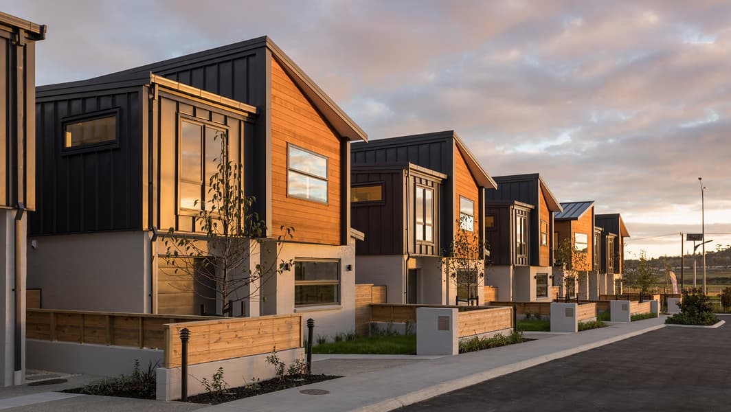 Image of row new houses