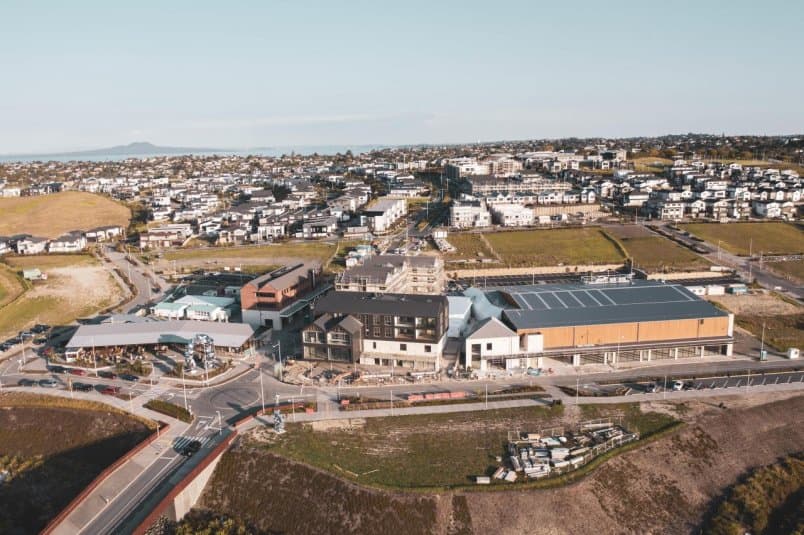 Aerial video of land development