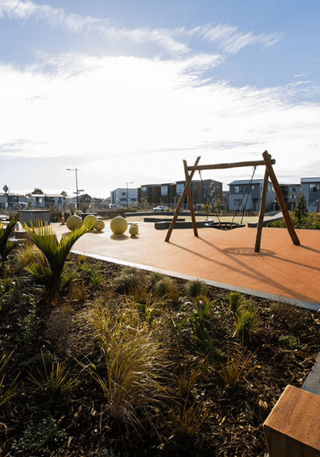 Image of a new playground